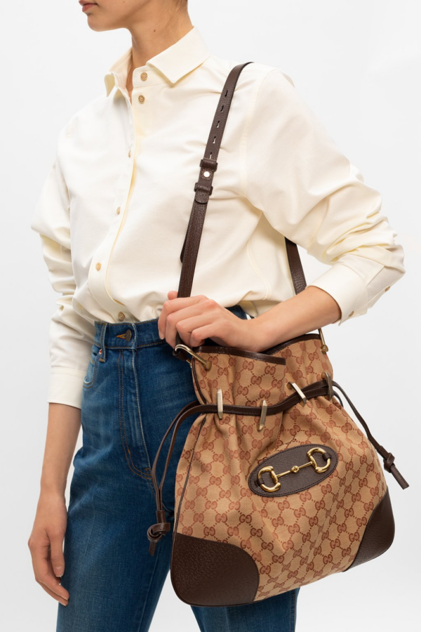 Túi Gucci 1955 Horsebit Messenger Bag 602089 9Y9NG 9888 - Ảnh 5