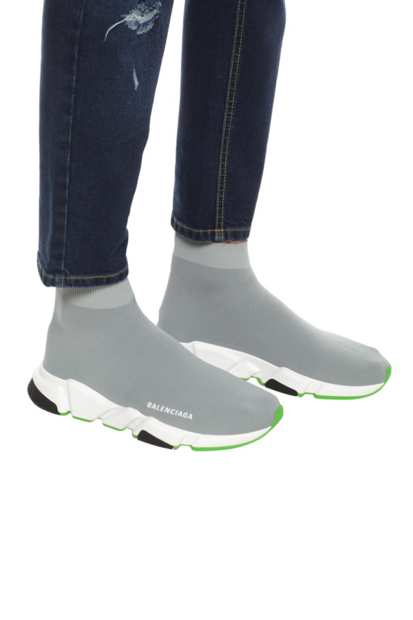 Giày Balenciaga Speed Trainer 'Grey Green' 530351-W05G0-1342 - Ảnh 4