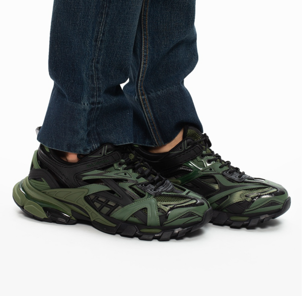 Giày Balenciaga Track.2 Trainer Khaki Black 568614-W3AE1-2311 - Ảnh 5