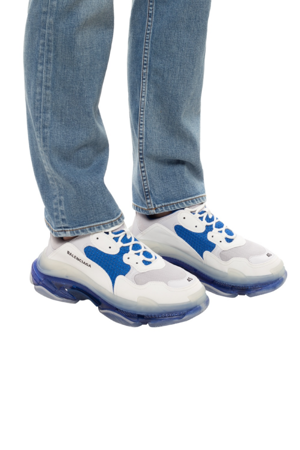 Giày Balenciaga Triple S Sneaker White Blue 541624-W09ON-9169 - Ảnh 4