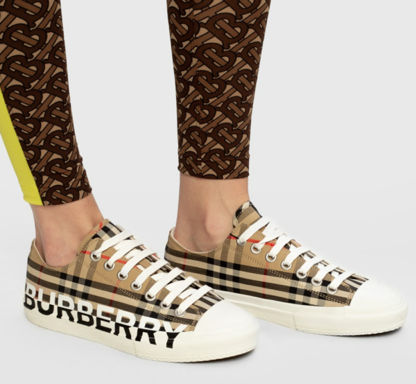 Giày Burberry Logo Print Vintage Check Sneakers 8024301 - Ảnh 4