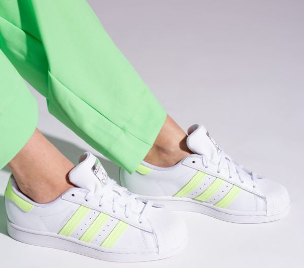 Giày Adidas Superstar W 'Ftwwht Hireye Msilve' FX6090 - Ảnh 2