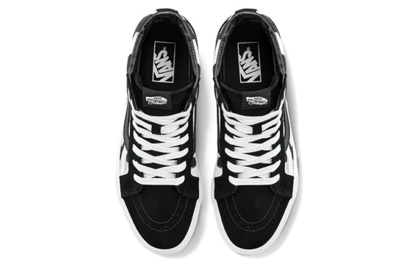 Giày Vans SK8-Hi Reissue Tiger 'Black White' VN0A2XSBWHT - Ảnh 4