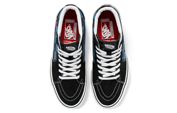 Giày Vans Sk8-Hi Krooked By Natas For Ray 'Black Blue' VN0A5FCCAPG - Ảnh 6