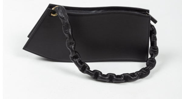 Túi Jacquemus La Vague Leather Shoulder Bag 'Black' 22E221BA0213060 - Ảnh 4