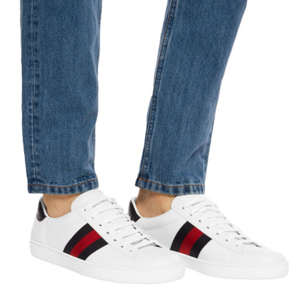 Giày Gucci Ace Leather 'Blue' 386750-A38D0-9072 - Ảnh 3