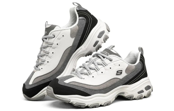 Giày Skechers D'LITES 1.0 'Grey Black' 237153-BKGY - Ảnh 3