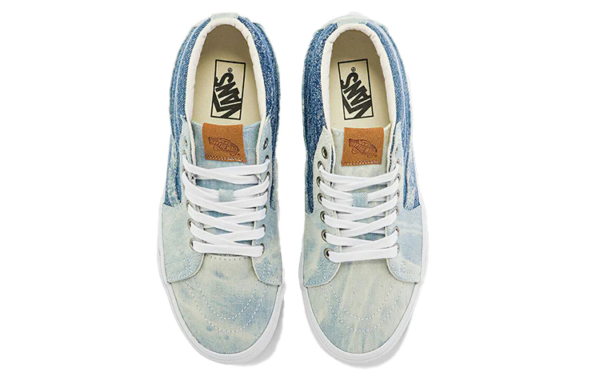 Giày Vans SK8 Mid 'Blue Denim' VN0A3WM3448 - Ảnh 3