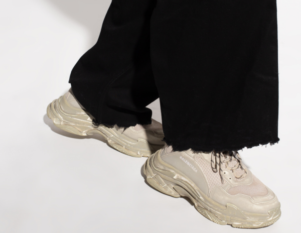 Giày Balenciaga Triple S Sneaker 'Light Beige Faded' 536737 W3CN3 9700 - Ảnh 2