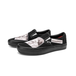 Giay Vans Slip On x Pretty Guardian Sailor Moon 'Black White' VN0A5FCAYB2