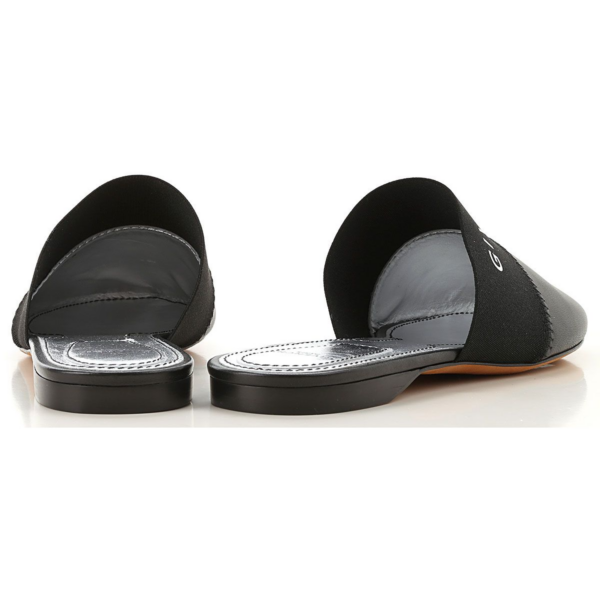 Dép Givenchy Paris Flat Mules In Leather BE2002E01H-001 - Ảnh 3