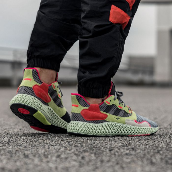 Giày Adidas ZX 4000 Futurecraft 4D 'Grey Yellow' BD7927 - Ảnh 2