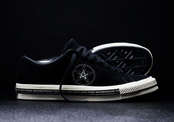 Giày Converse Neighborhood x One Star 74 'Black White' 158601C-001 - Ảnh 3