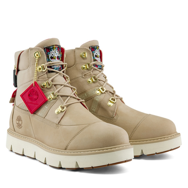 Giày Timberland Waterproof Boots 'Beige Frosted' - Ảnh 2