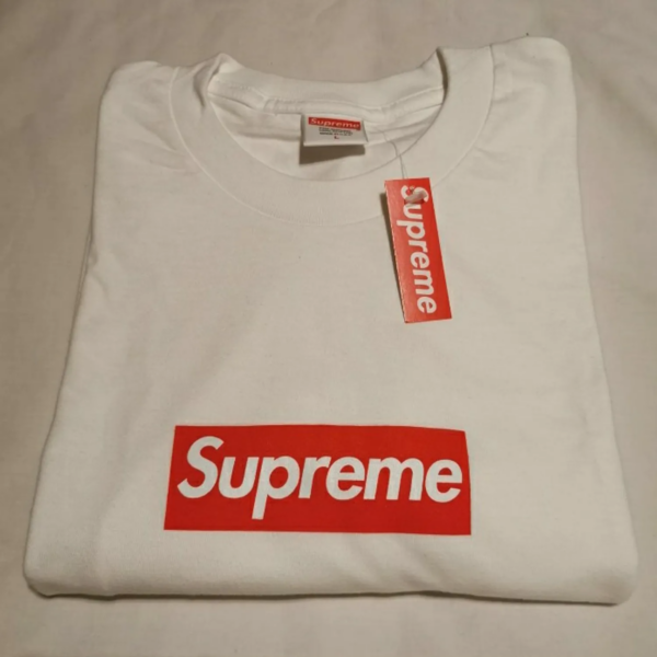 Áo Supreme Box Logo LS Tee 'White' SUP-BOLLTWH - Ảnh 2