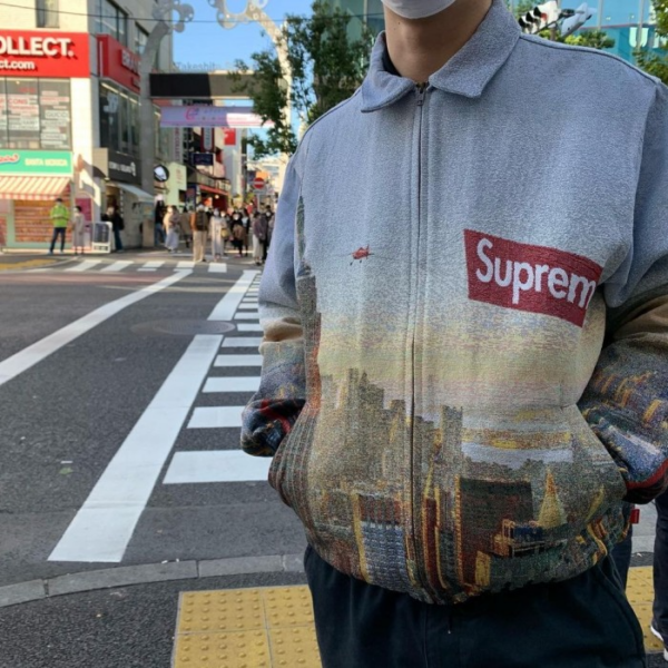 Áo Supreme Aerial Tapestry Harrington Jacket Multicolor SUP-AETHJMC - Ảnh 3