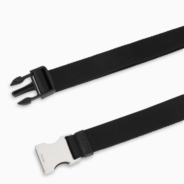 Thắt Lưng Prada Black Nylon Snap Belt 2CN0592DMN-F0002 - Ảnh 3
