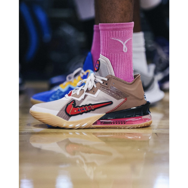 Giày Nike Space Jam x LeBron 18 Low EP 'Wile E. x Roadrunner' CV7564-401 - Ảnh 6
