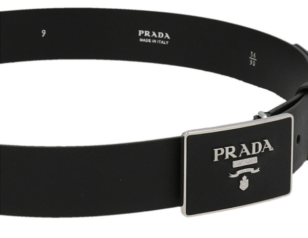 Thắt Lưng Prada Saffiano 'Black' 2CC534-053-F0002 - Ảnh 2