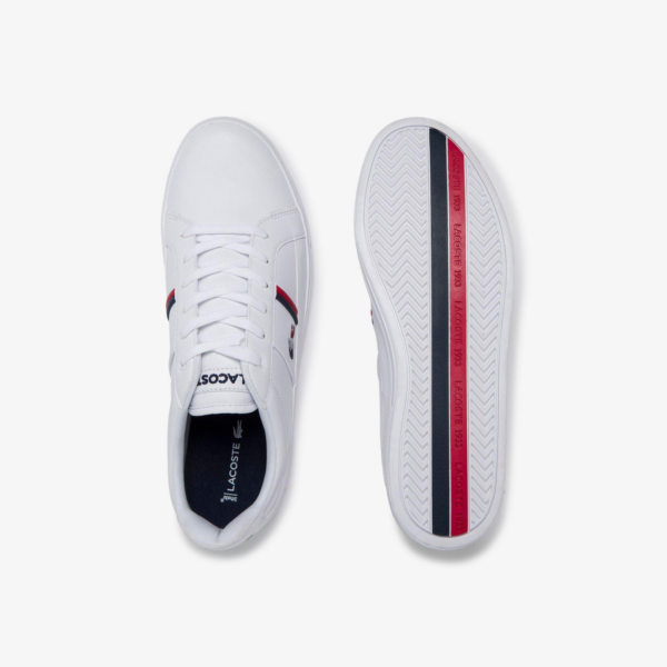 Giày Lacoste Men's Europa Leather 'Tricolour' 7-39SMA0031407 - Ảnh 6