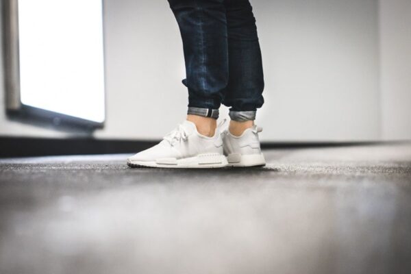 Giày Adidas NMD_R1 'Triple White' BA7245 - Ảnh 5