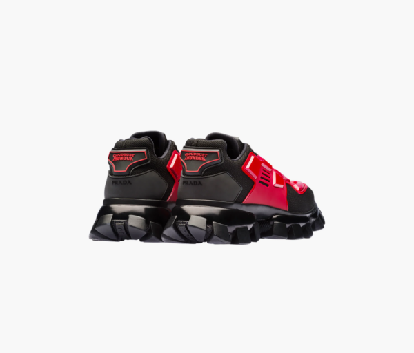 Giày Prada Cloudbust Thunder Knit Sneaker 'Scarlet' 2EG293-3KZU-F0TVY - Ảnh 5