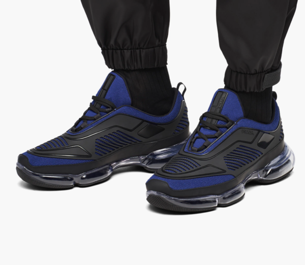 Giày Prada Cloudbust Air Technical Fabric Sneakers 'Blue Black' 2EG298_2OD8_F0KUC - Ảnh 2