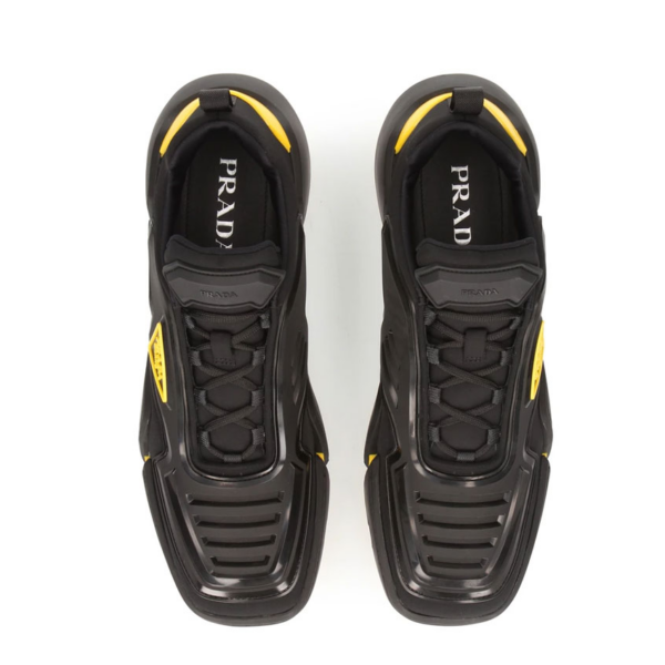 Giày Prada Tecno Stretch Black Yellow 2EG314_3LCW_F00ZH - Ảnh 5