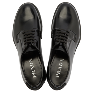 Giay Prada Brushed Triangle Logo 'Black' 2EG394-055-F0002