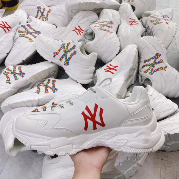 Giày MLB Big Ball Chunky Play New York Yankees 'White' 32SHCD111-50I - Ảnh 7