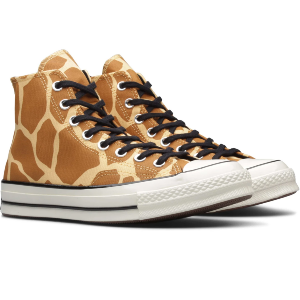 Giày Converse Chuck 70 High Giraffe Print 163410C - Ảnh 4