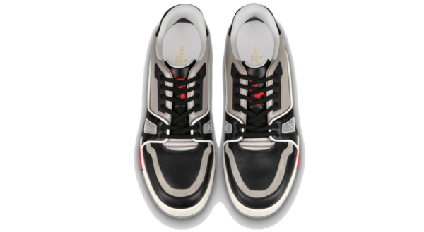 Giày Louis Vuitton Trainer Low 'Black Grey' 1A54H5 - Ảnh 3