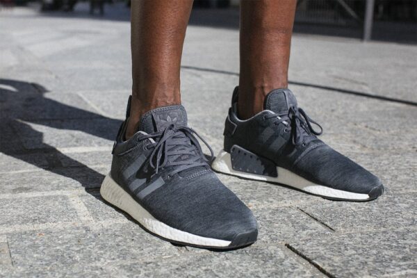 Giày Sneakersnstuff x adidas NMD_R2 "Grey Melange" BY2790 - Ảnh 2