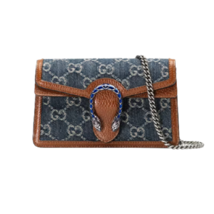 Túi Gucci Dionysus Super Mini Dark Blue And Brown Leather 476432-2KQFN-4483