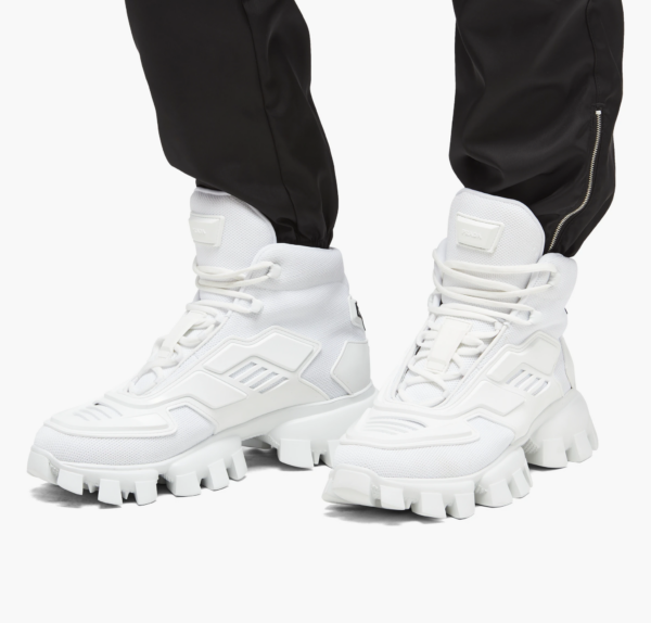 Giày Prada Cloudbust Thunder Sneaker High 'White' 2TG180-3KZU-F0009 - Ảnh 2