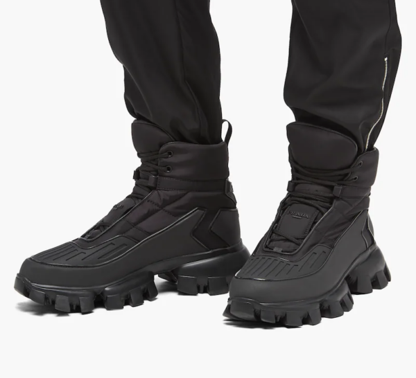 Giày Prada Cloudbust Thunder Sneakers 'Triple Black' 2TG189-3LGO-F0002-F-G000 - Ảnh 5