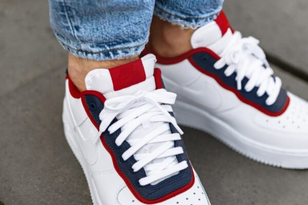 Giày Nike Air Force 1 Double Layer 'Obsidian Red' BV1084-101 - Ảnh 3
