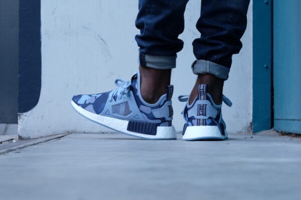 Giày Adidas NMD Xr1 Camo Pack 'Blue' BA7754 - Ảnh 2