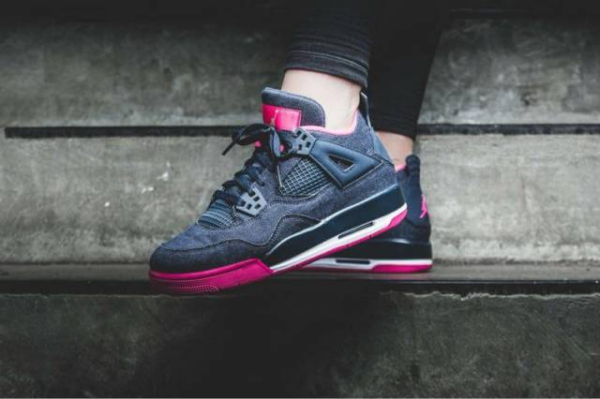 Giày Nike Air Jordan 4 Retro GG 'Denim' 487724-408 - Ảnh 4