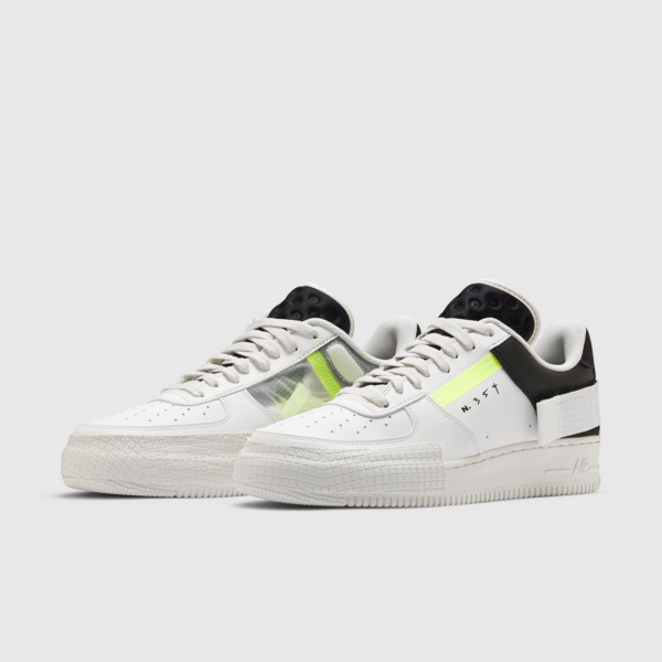 Giày Nike Air Force 1 Type 'White Barely Volt' CK6923-100 - Ảnh 8