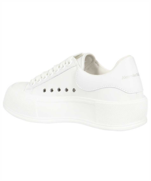 Alternative view of Giày Alexander Mc.Queen Deck Lace Up Sneakers White 667245 WIAB6 9065