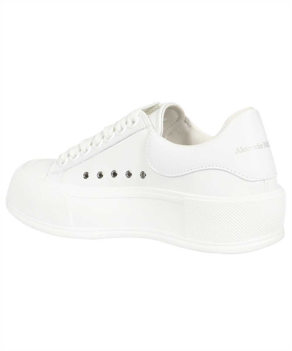 Giày Alexander Mc.Queen Deck Lace Up Sneakers White 667245 WIAB6 9065 - Ảnh 2