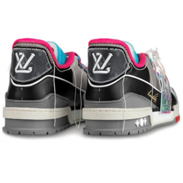Giày Louis Vuitton LV Trainers 'Purple Black' 1A8Q9N - Ảnh 3