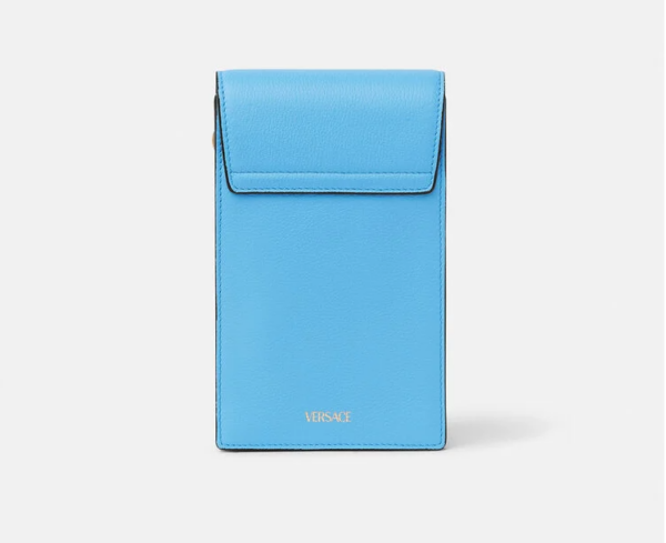 Túi Versace La Medusa Phone Pouch DV BLue 1003983-DVIT2T-1U38V - Ảnh 3