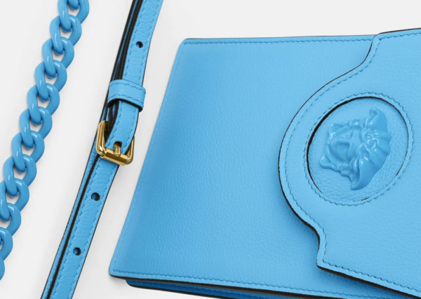 Túi Versace La Medusa Phone Pouch DV BLue 1003983-DVIT2T-1U38V - Ảnh 5