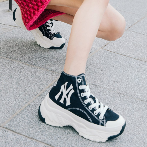 Giày MLB NY Chunky High Shoes 32SHU1111-50L - Ảnh 4