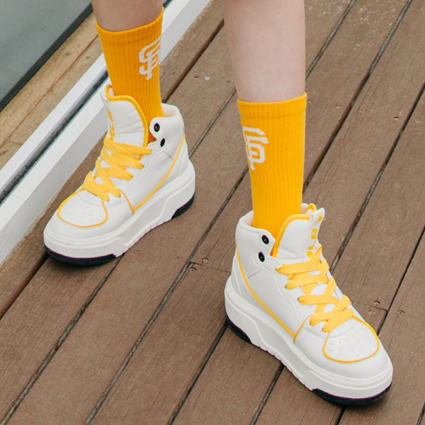 Giày MLB Chunky Liner High San Francisco Orange Black 3ASXCB12N-14ORL - Ảnh 5