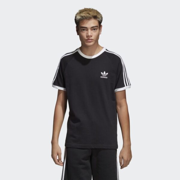 Áo Adidas 3 Stripes Tee Black CW1202 - Ảnh 5