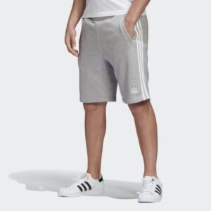 Alternative view of Quần Adidas Originals adicolor 3 Stripe Shorts Grey CY4570