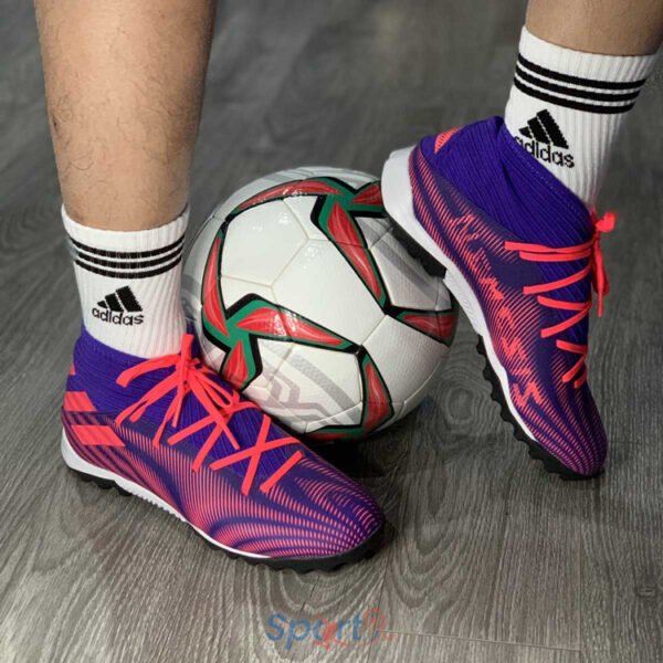 Giày Adidas Nemeziz 3 TF 'Tension Tape Energy Ink Signal Pink' EH0517 - Ảnh 3